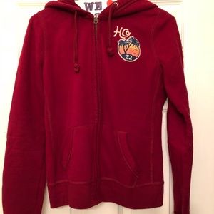 Hollister zip-up hoodie